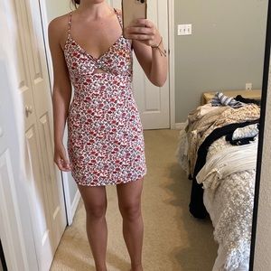 Abercrombie mini floral dress - XS Petite, new with tags